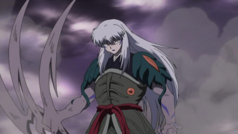 Magatsuhi fighting against Sesshomaru