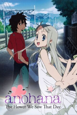 anohana the flower we saw that day poster